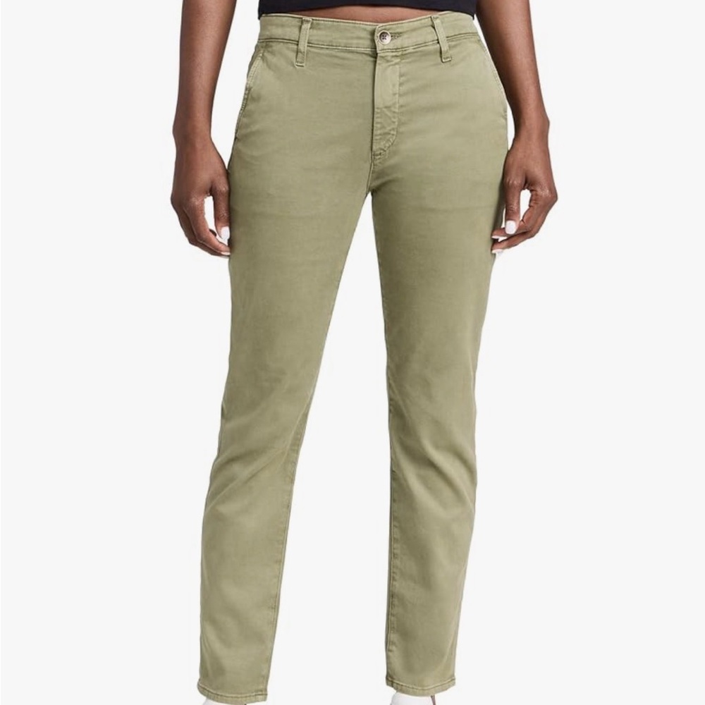 AG Adriano Goldschmied Caden fatigue green Trouser Stretch Utility pants